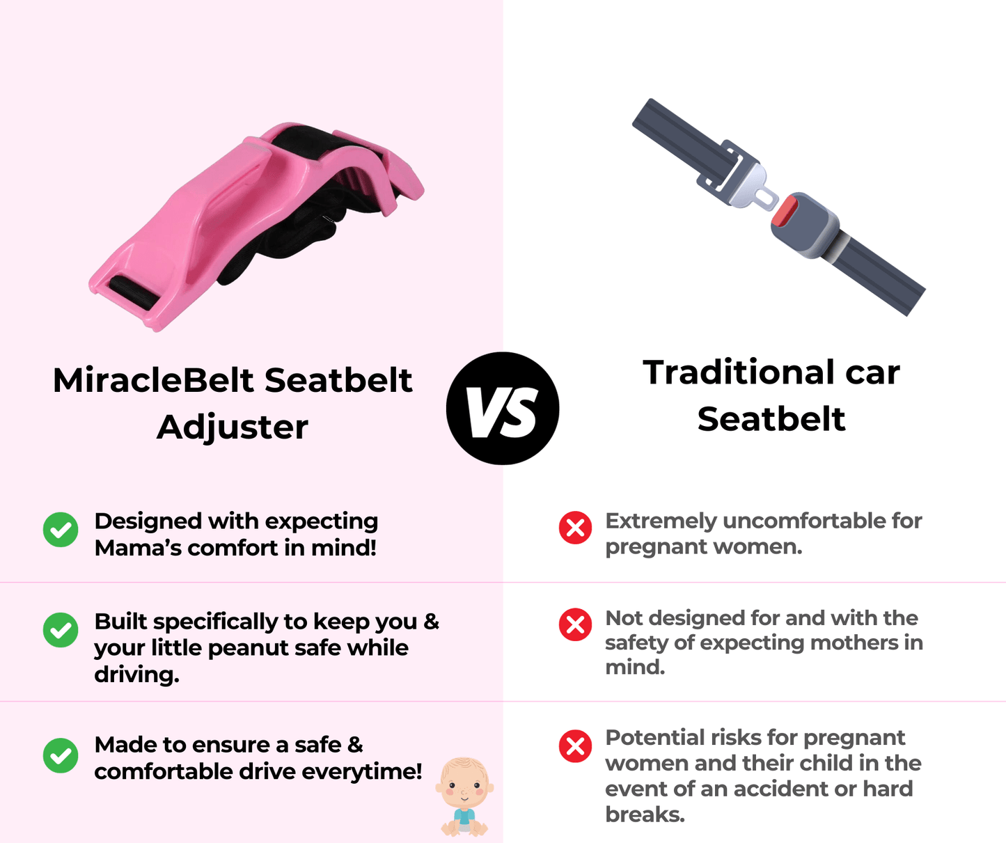 MiracleBelt™ | Protective Seat belt Adjuster